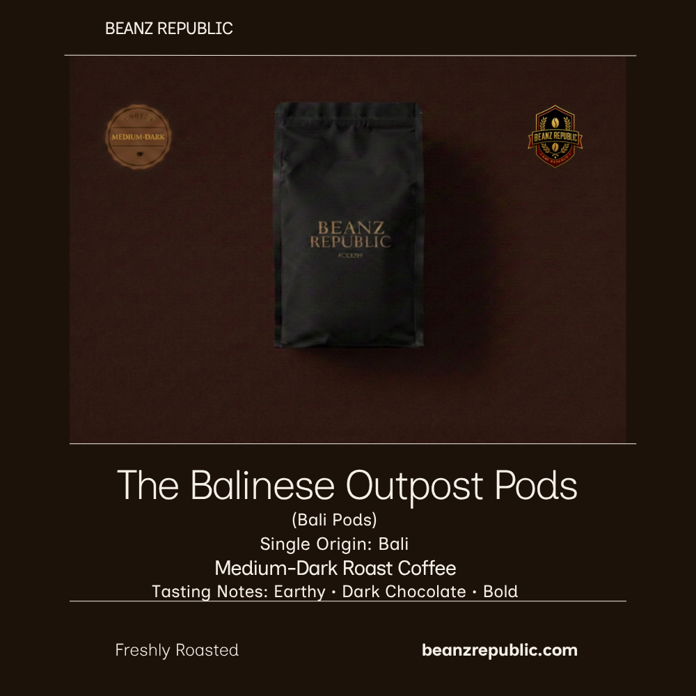 The Balinese Outpost Pods (Bali Coffee Pods)